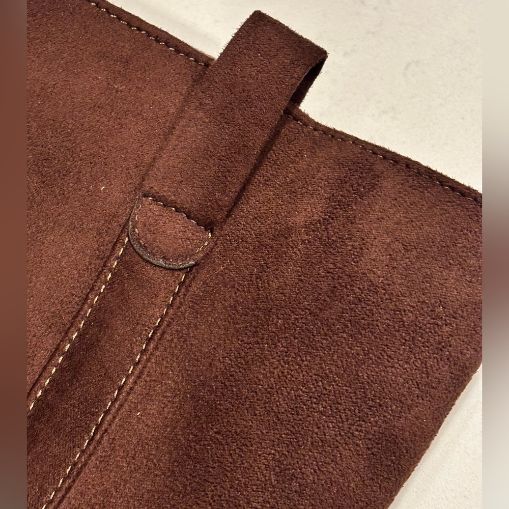 NWOT Seychelles Baylee Knee High Boots Size 5.5 Chocolate Brown Faux Suede - Picture 9 of 13